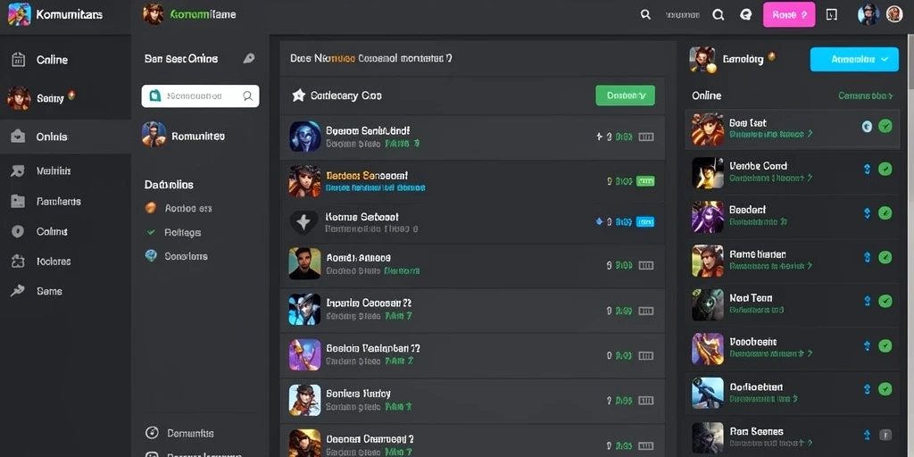 Screenshot dari komunitas aktif pemain 6CF.