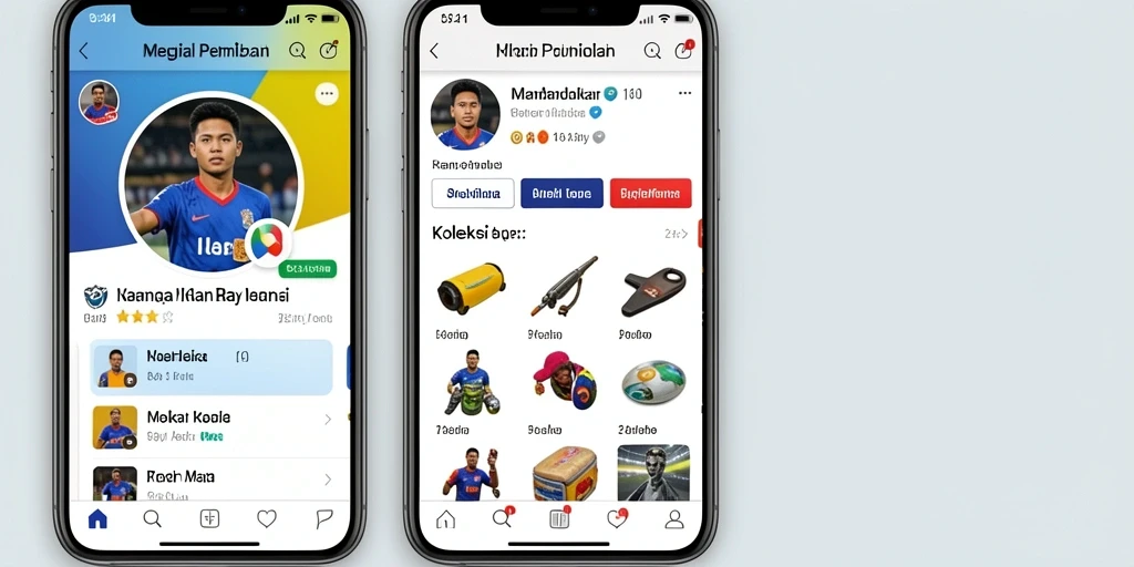 Fitur sosial untuk berinteraksi dengan pengguna lain.